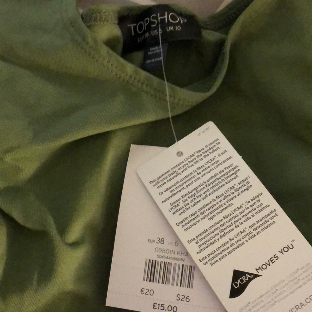 Brand new green body suit - Picture 2 of 2